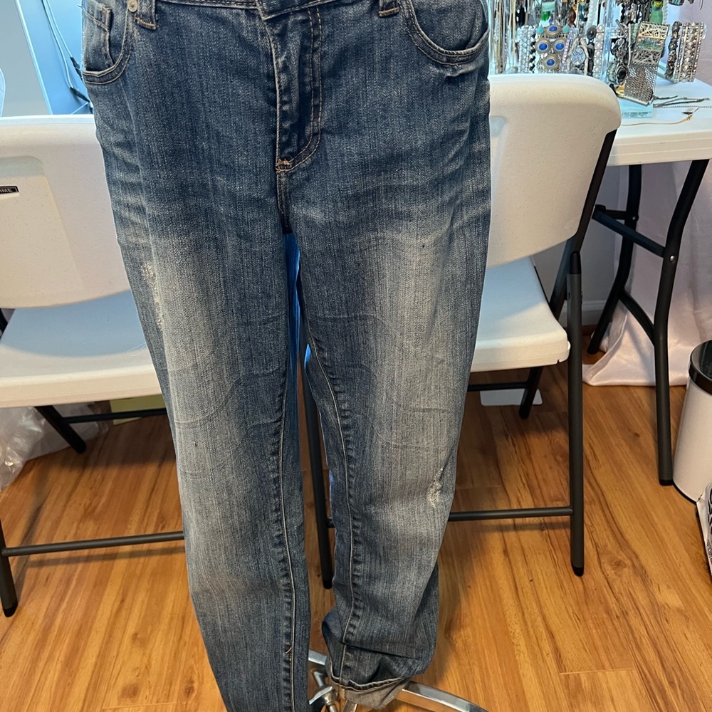 Classic Blue Straight Leg Jeans